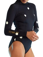 Polka Dot One-Piece Wetsuit