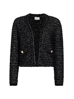 Bouclé Knit Cardigan-Jacket