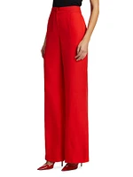 Nash Twill Wide-Leg Pants