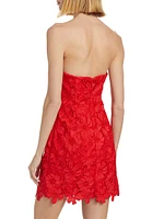 Lace Strapless Minidress