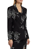 Alexa Bead-Embroidered Blazer