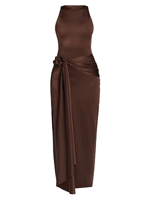 Al Sur Tirso Open Back Maxi Dress