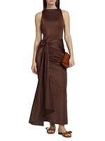 Al Sur Tirso Open Back Maxi Dress