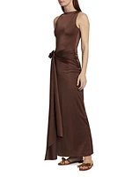 Al Sur Tirso Open Back Maxi Dress