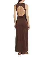 Al Sur Tirso Open Back Maxi Dress