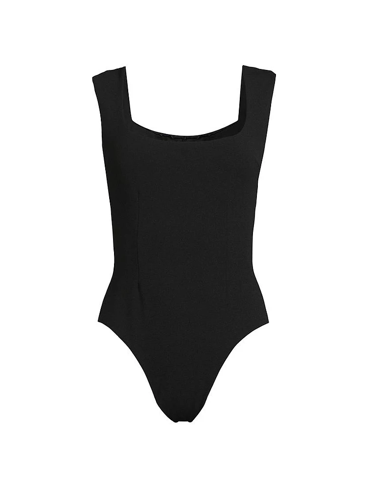 Brigitte Crepe One-Piece Swimsuit