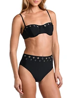 Solids Alexandria Grommet Underwire Bikini Top