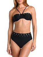 Solids Alexandria Grommet Underwire Bikini Top