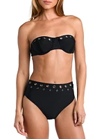 Solids Alexandria Grommet Underwire Bikini Top