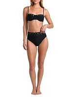 Solids Alexandria Grommet Underwire Bikini Top