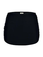 Solids Coco Ruched Cover-Up Skirt