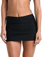 Solids Coco Ruched Cover-Up Skirt