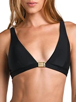 Solids Lexie Triangle Bikini Top