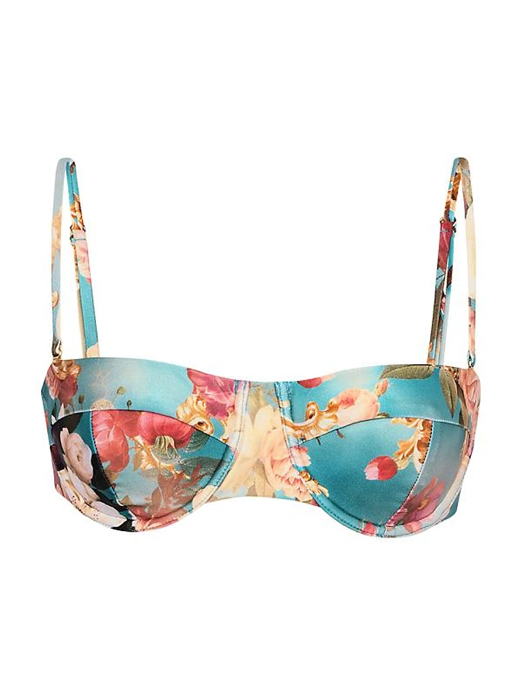 Rococo Roses Alexandria Underwire Bikini Top