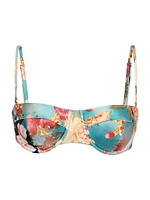 Rococo Roses Alexandria Underwire Bikini Top