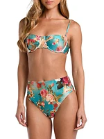 Rococo Roses Alexandria Underwire Bikini Top