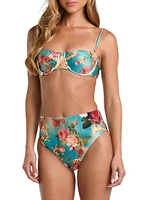 Rococo Roses Alexandria Underwire Bikini Top