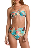 Rococo Roses Alexandria Underwire Bikini Top