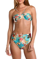 Rococo Roses Alexandria Underwire Bikini Top