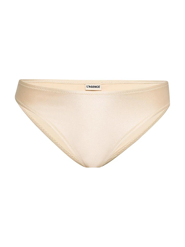 Shimmer Solids Nicole Bikini Bottom