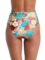 Rococo Roses Vanessa High-Waisted Bikini Bottom