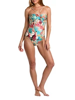 Rococo Roses Amie Underwire One-Piece Swimsuit