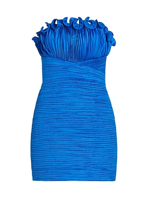 Ashtyn Pleated Strapless Minidress