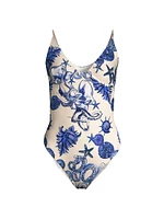 Ondine Embroidered One-Piece Swimsuit