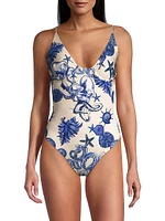 Ondine Embroidered One-Piece Swimsuit