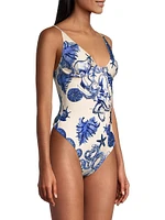 Ondine Embroidered One-Piece Swimsuit