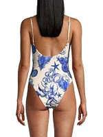 Ondine Embroidered One-Piece Swimsuit