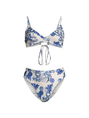 Bruna Beaded Sea 2-Piece Bikini Set