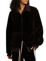 Velour Track Jacket