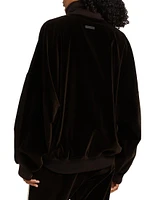 Velour Track Jacket