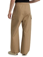 Wool & Cotton-Blend Cargo Pants