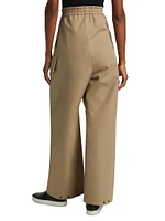 Wool & Cotton-Blend Cargo Pants