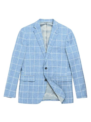 Mayfield Park Checked Two-Button Slim-Fit Sport Coat