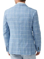 Mayfield Park Checked Two-Button Slim-Fit Sport Coat