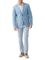 Mayfield Park Checked Two-Button Slim-Fit Sport Coat