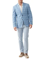 Mayfield Park Checked Two-Button Slim-Fit Sport Coat