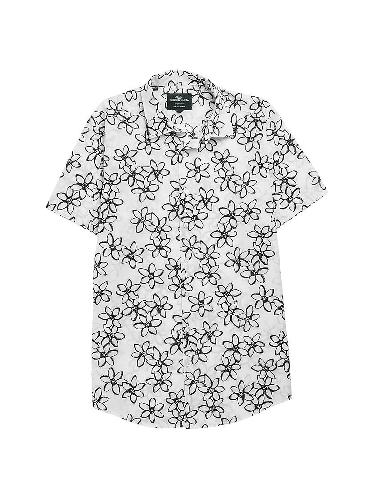 Wingrove Floral Cotton Slim-Fit Shirt