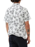 Wingrove Floral Cotton Slim-Fit Shirt