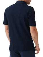 Huntsbury Jacquard Polo Shirt