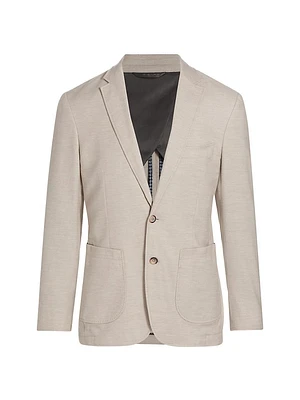 Chester Place Cotton & Wool-Blend Two-Button Slim-Fit Sport Coat