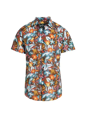 Port Hutt Floral Cotton Shirt