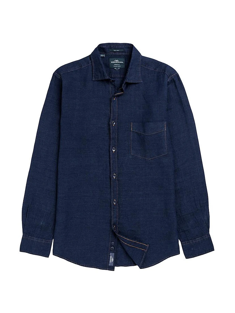 Kingswell Linen Chambray Shirt