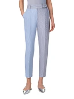 Fred Pinstripe Cotton Tapered Pants