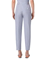 Fred Pinstripe Cotton Tapered Pants