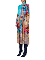 Georgette NYC Collage Shirtdress