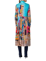 Georgette NYC Collage Shirtdress